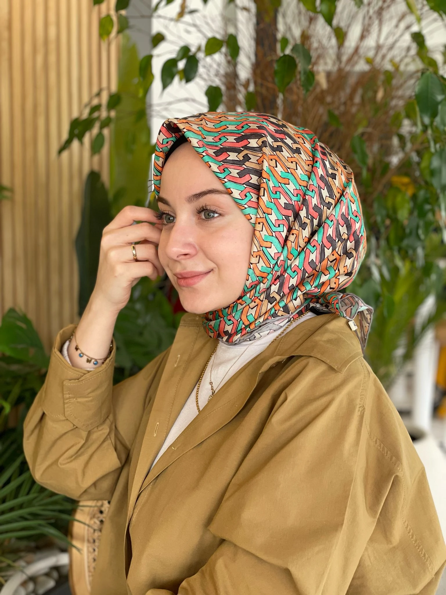 971 Cacharel Twill İpek Eşarp 9050313