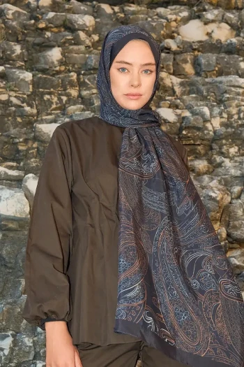 ACI KAHVE ED Scarf İconic Collection Ahenk Şal