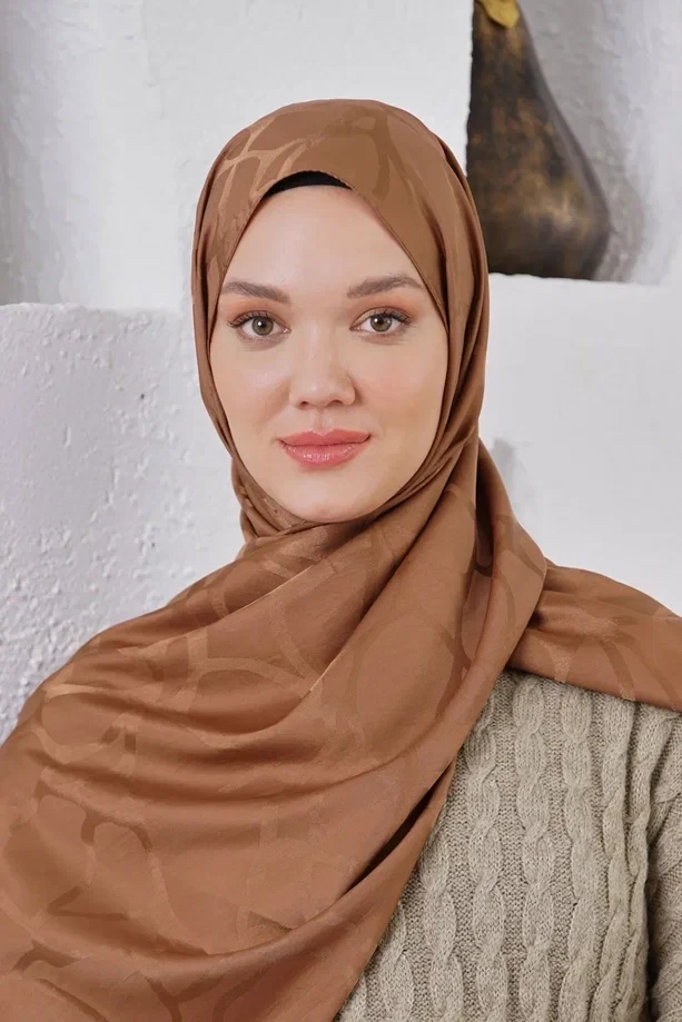 Açık Kahve Loryan Scarf Jakar Stone Şal