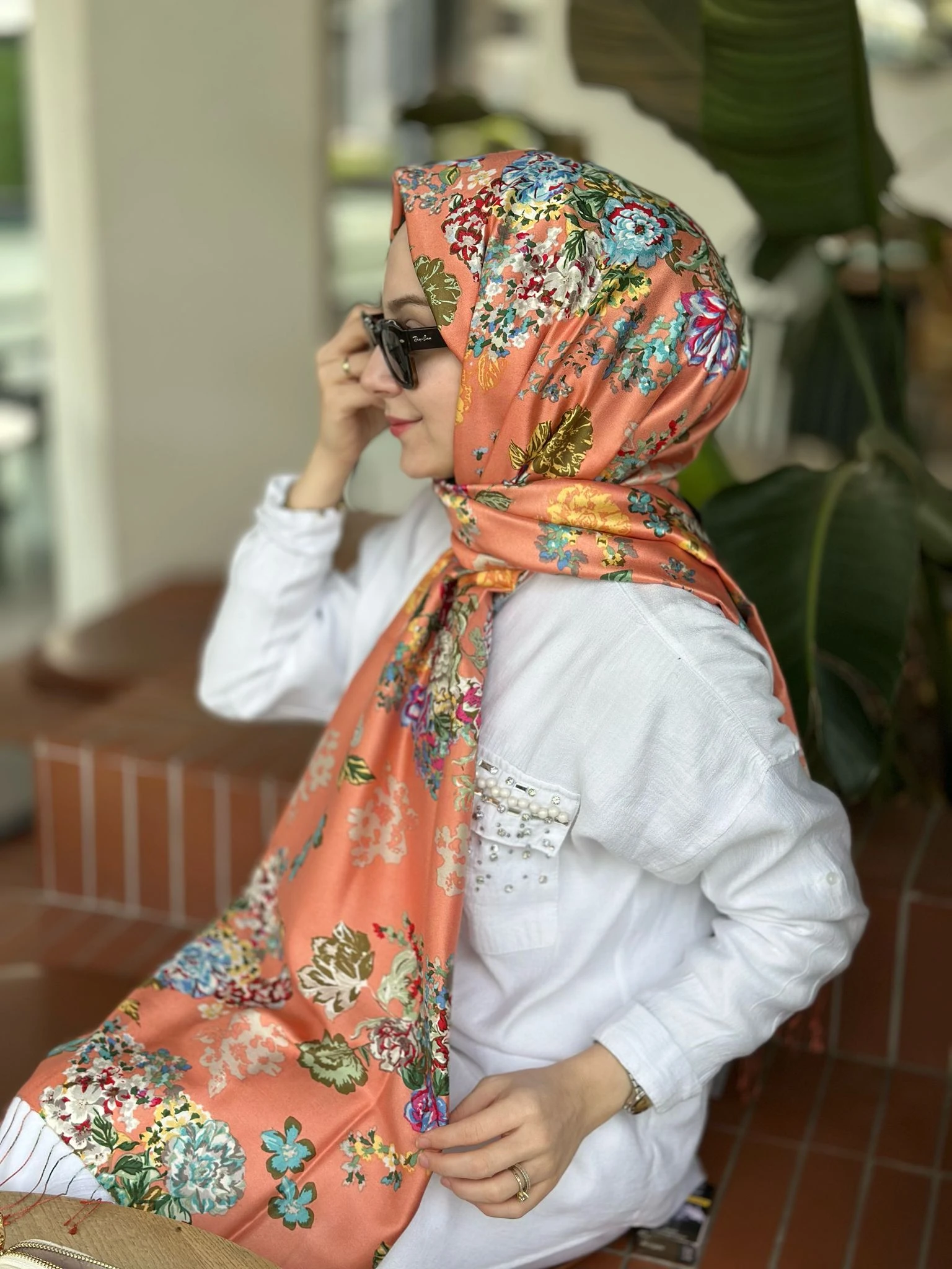 Bakır İpekevi İpek Şal 5716