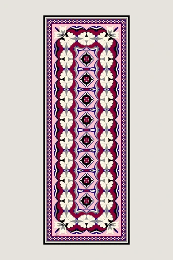 BORDO Maisa Zeyn Pamuk İpek Şal
