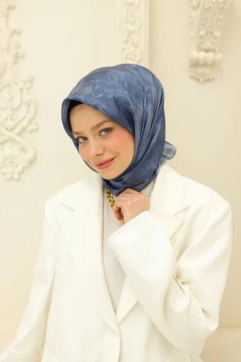 İNDİGO Silk Home Shiny Eşarp