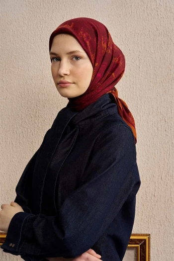 Kiremit Ed Scarf Art Collection Vibrania Eşarp