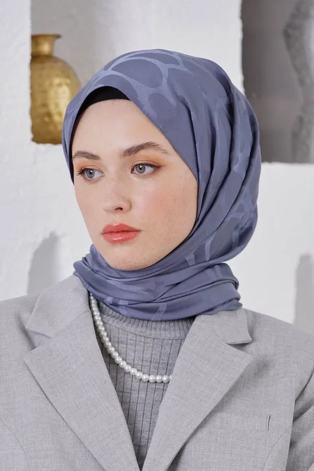 KOT MAVİ Loryan Scarf Jakar Stone Şal