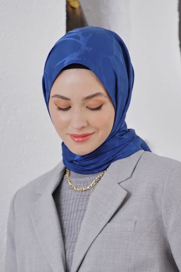 LACİVERT Loryan Scarf Jakar Stone Şal
