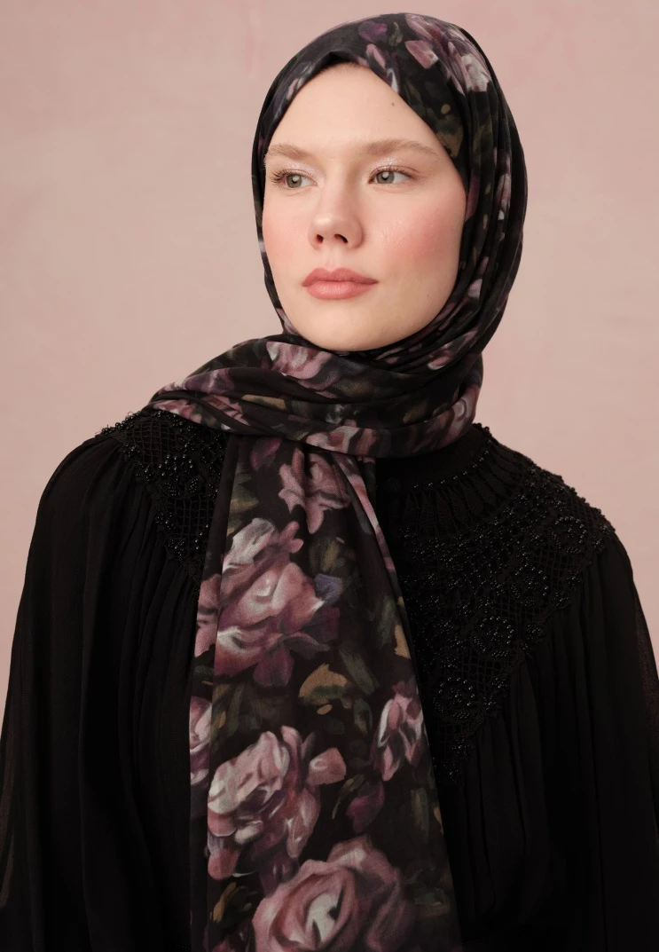 LAVANTA Fresh Scarfs Wıld Rose Vual Şal