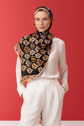 SOMON İmannoor Yelpaze Floş Viskon Şal 242-3012