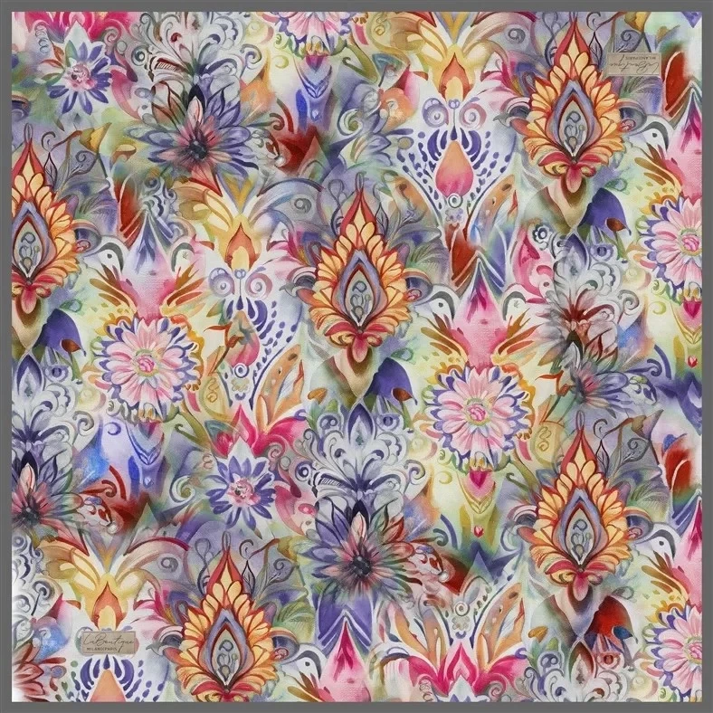 01 La Boutigue Twill İpek Eşarp 2364