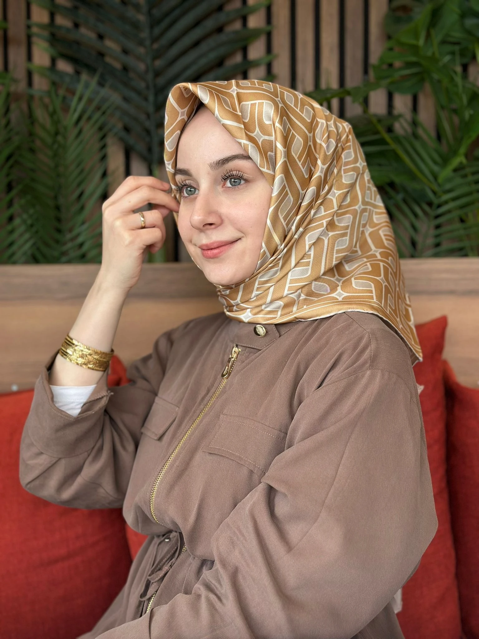 05 Belli Twill İpek Eşarp 4118D