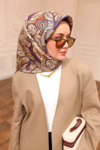 08 Silk Home Twill İpek Eşarp 11456