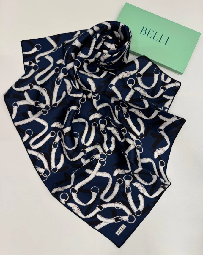 09 Belli Twill İpek Eşarp 4125D
