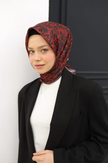 10 Silk Home Çiçekli Soft Eşarp