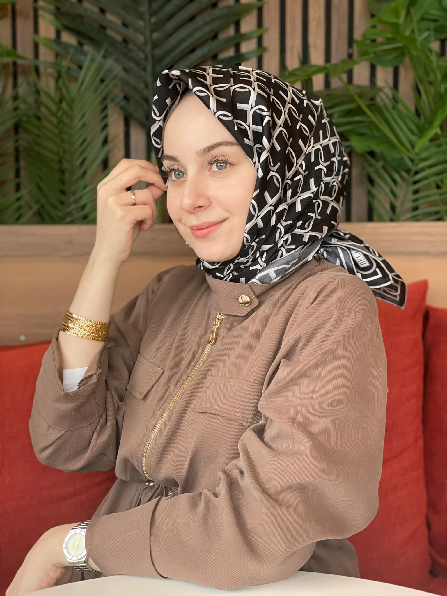 13 Belli Twill İpek Eşarp 4102D