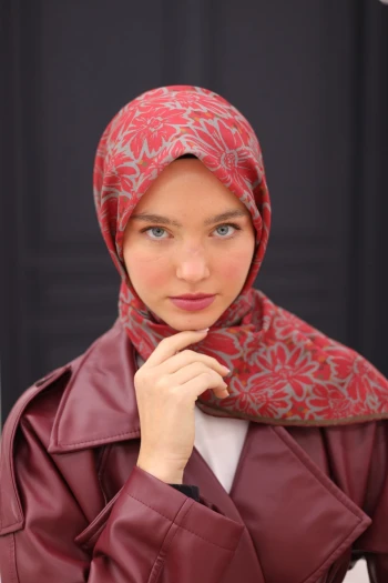 15 Silk Home Çiçekli Soft Eşarp