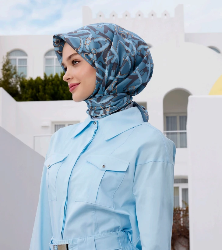 31 Belli Twill İpek Eşarp 4125D