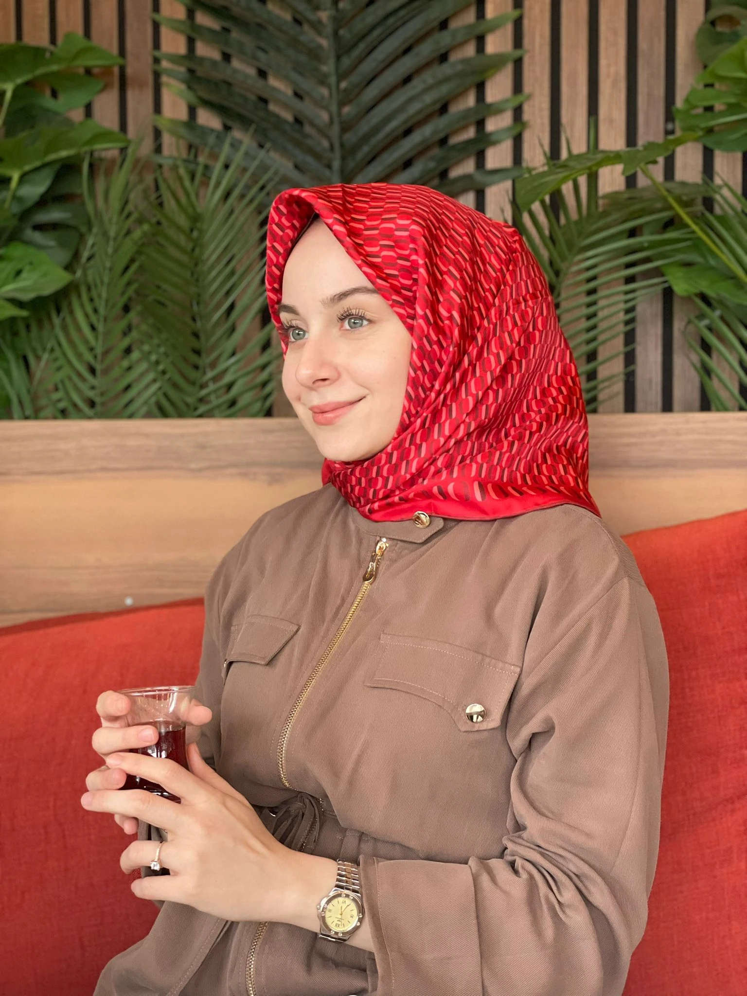 33 Belli Twill İpek Eşarp 4124D