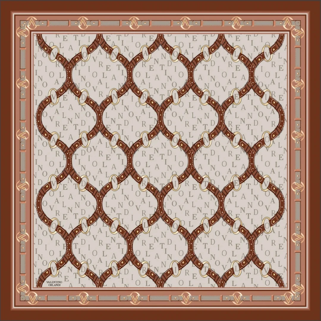 4 Valentıno Orlandı Twill İpek Eşarp 5