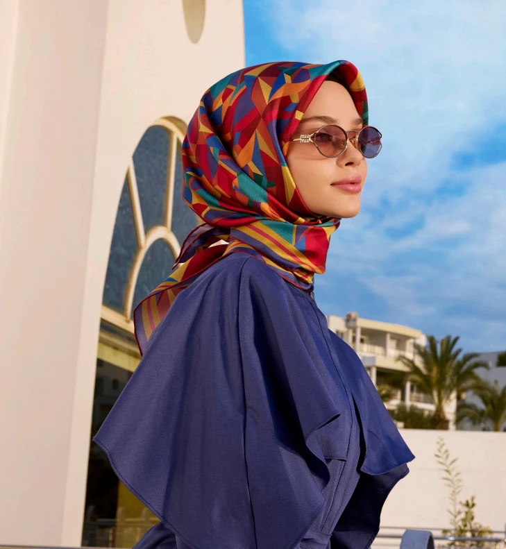 50 Belli Twill İpek Eşarp 4106D