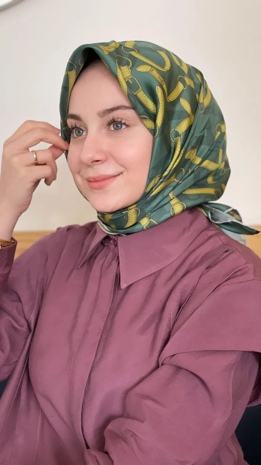 50 Belli Twill İpek Eşarp 4125D