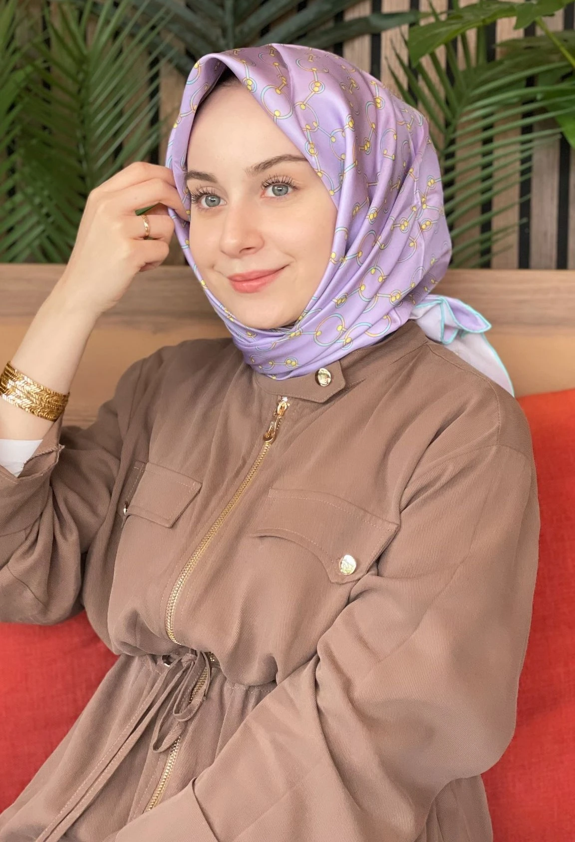 51 Belli Twill İpek Eşarp 4109D