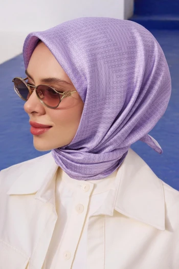 56 Belli Twill İpek Eşarp 4104D