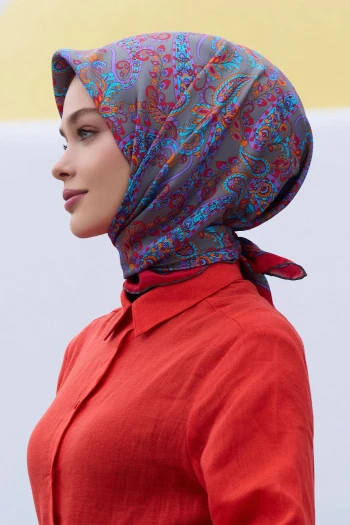 60 Belli Twill İpek Eşarp 4101D