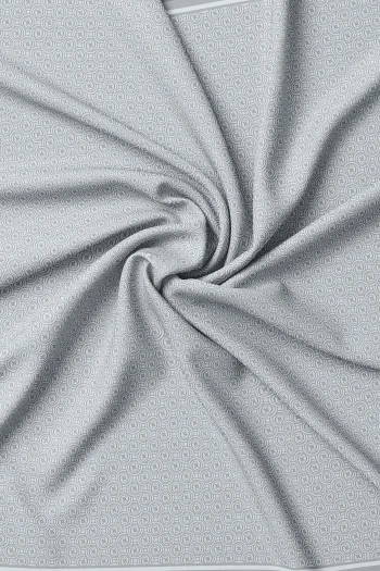 6040 Vakko Yeni Monogram Twill İpek Eşarp