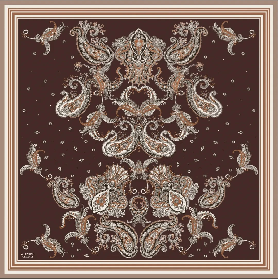 7 Valentıno Orlandı Twill İpek Eşarp 4
