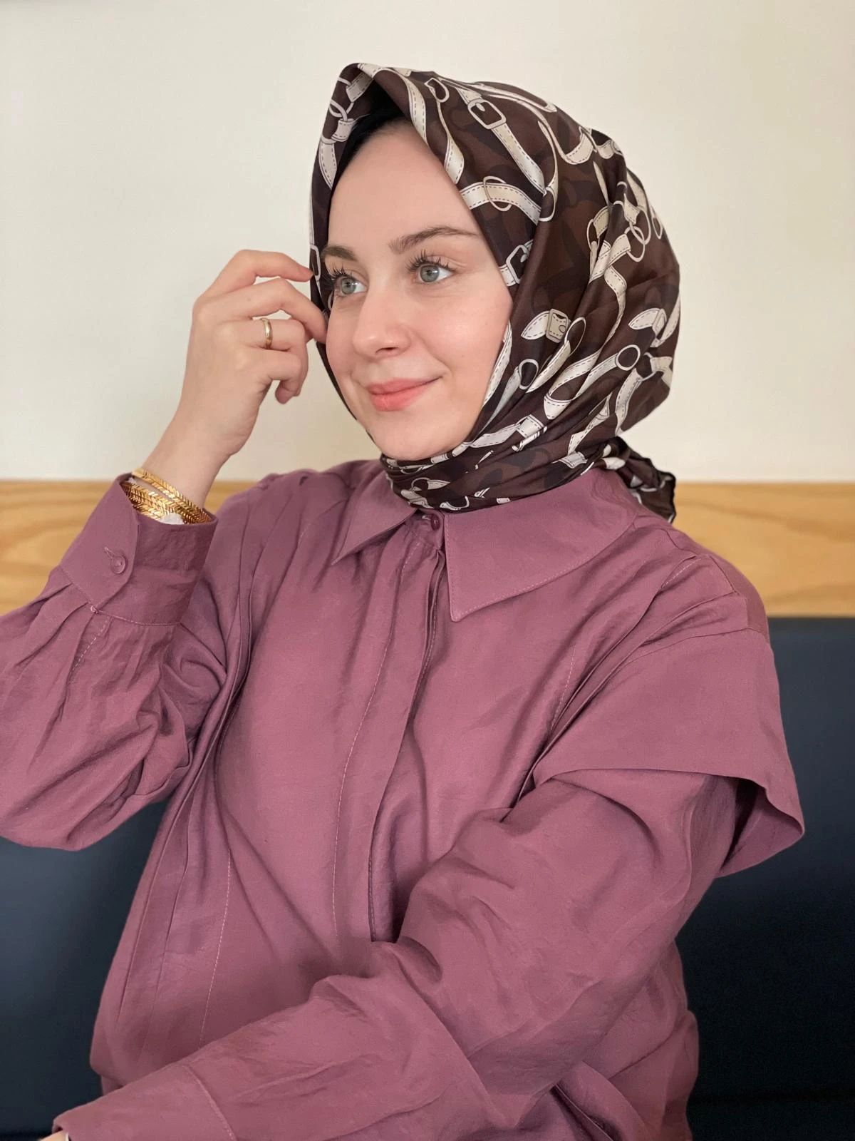 86 Belli Twill İpek Eşarp 4125D