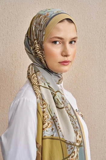 BEJ ED Scarf Celebrity Sable Şal