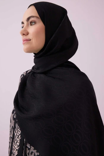 Black İmannoor Bambunoor Naia Şal 251-3027