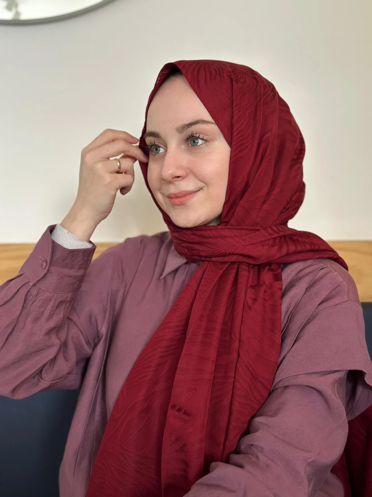 BORDO İpekevi İpek Viskon Şal 4373