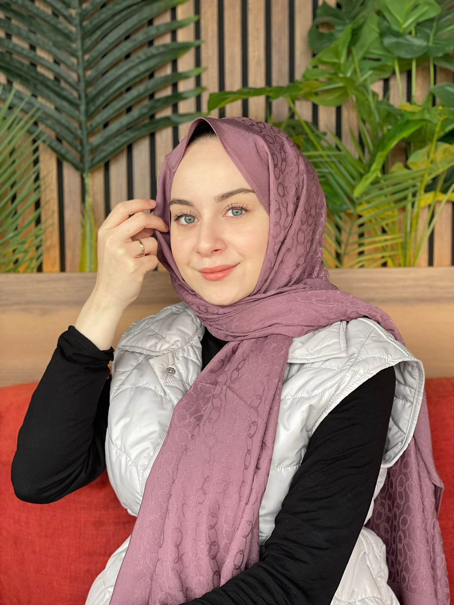 GÜL KURUSU Emproyal Native Series Lyocell Şal