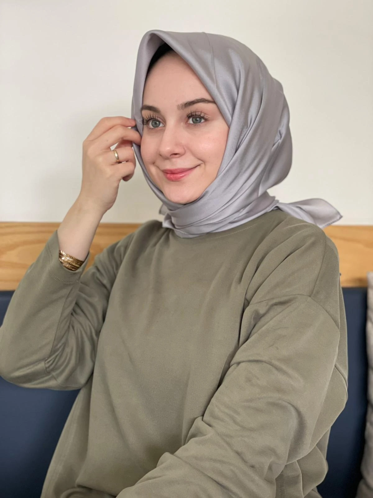 GÜMÜŞ Siyane Scarf Kristal Eşarp