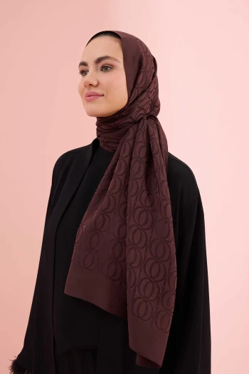 Kahve İmannoor Bambunoor Naia Şal 251-3027