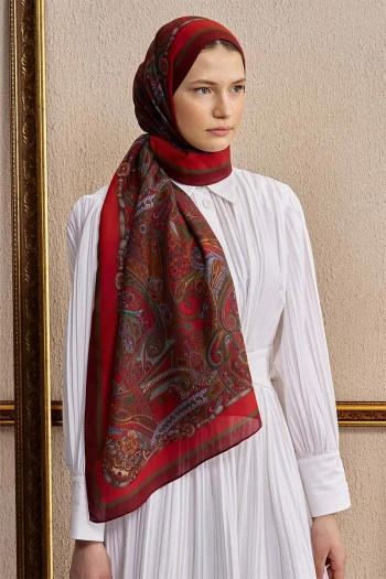 Kırmızı ED Scarf Celebrity Hera Şal
