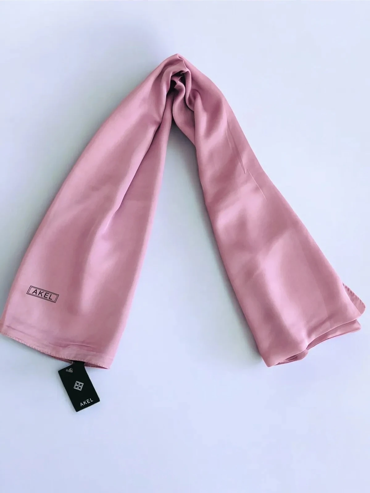LİLA Akel Düz Alfa Silk Şal