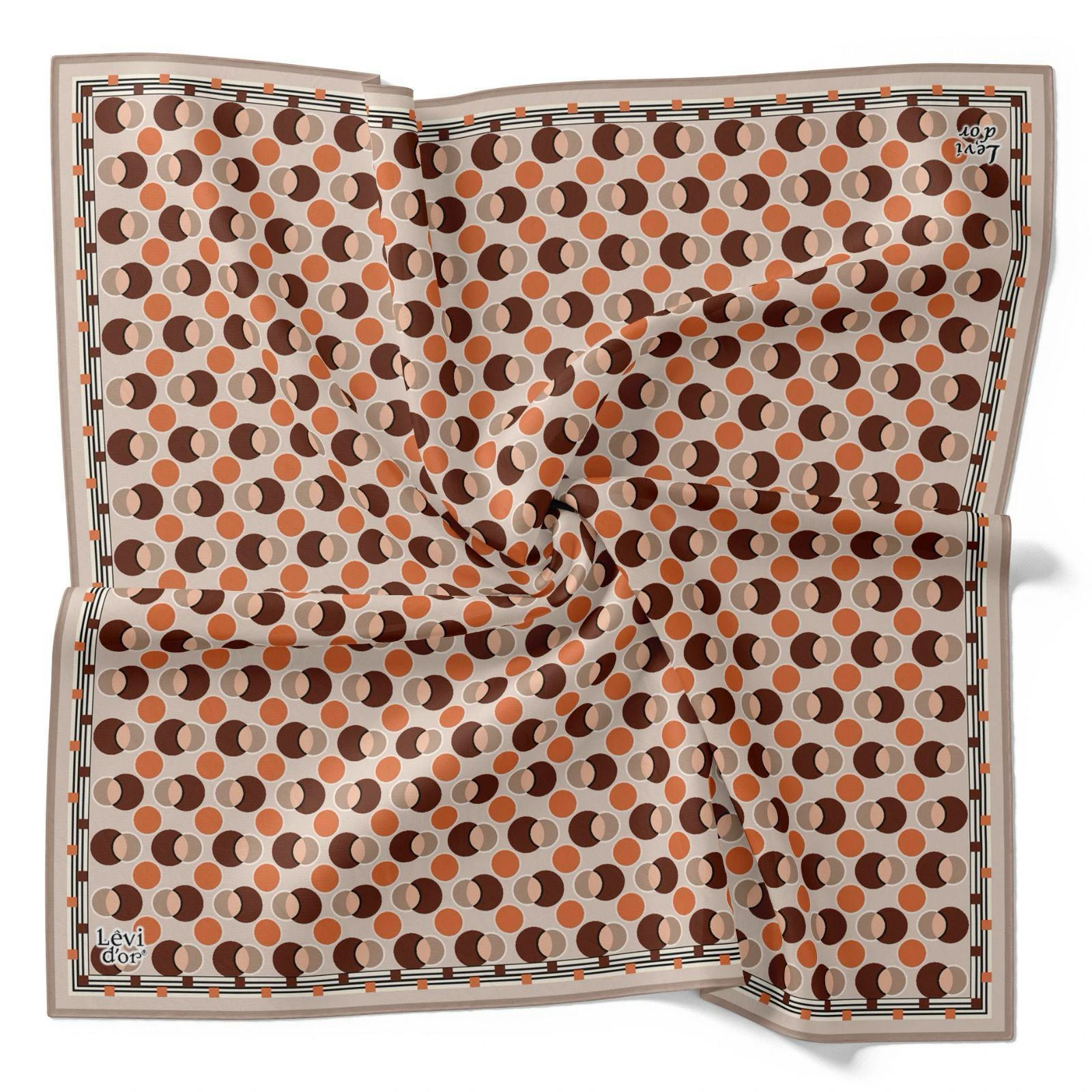 Pudra Levidor Twill İpek Eşarp 37