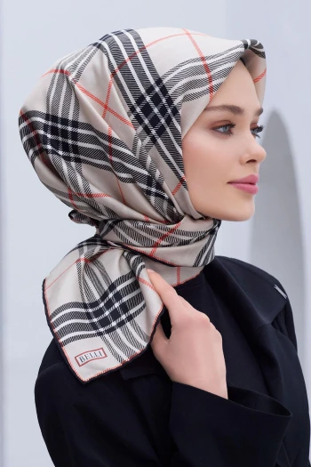 02 Belli Twill İpek Eşarp 4122D