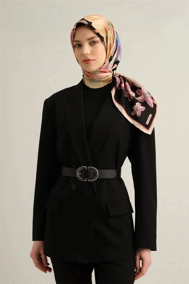04 Armine Twill İpek Eşarp 9318D