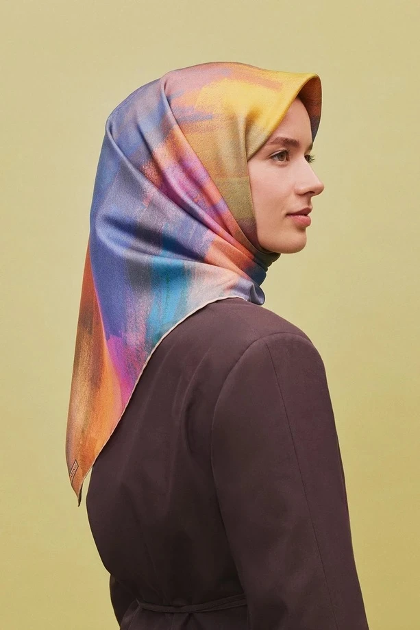 09 Armine Twill İpek Eşarp 9308D