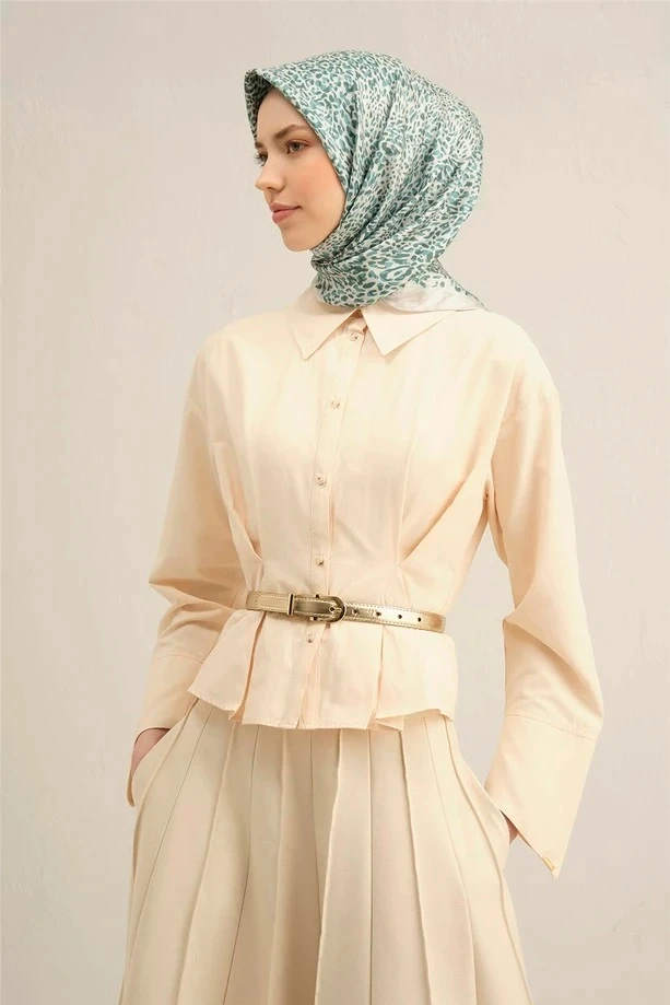 09 Armine Twill İpek Eşarp 9352D