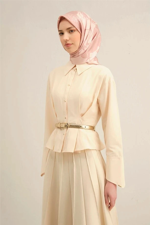 32 Armine Twill İpek Eşarp 9344D