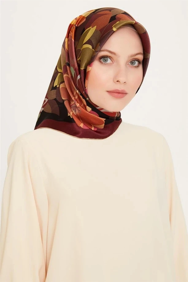 37 Armine Twill İpek Eşarp 9238D