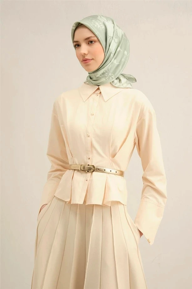 37 Armine Twill İpek Eşarp 9344D