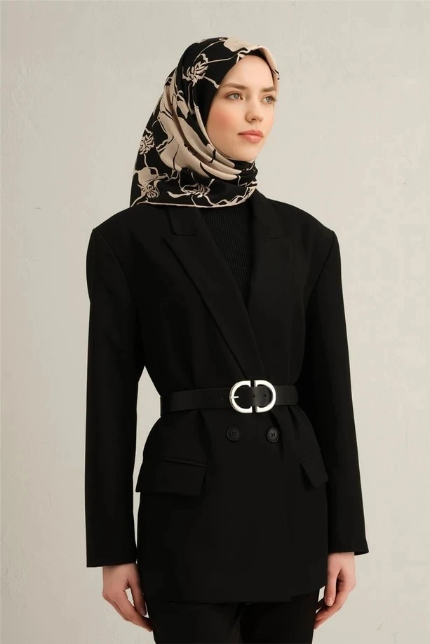 39 Armine Sura İpek Eşarp 9344D