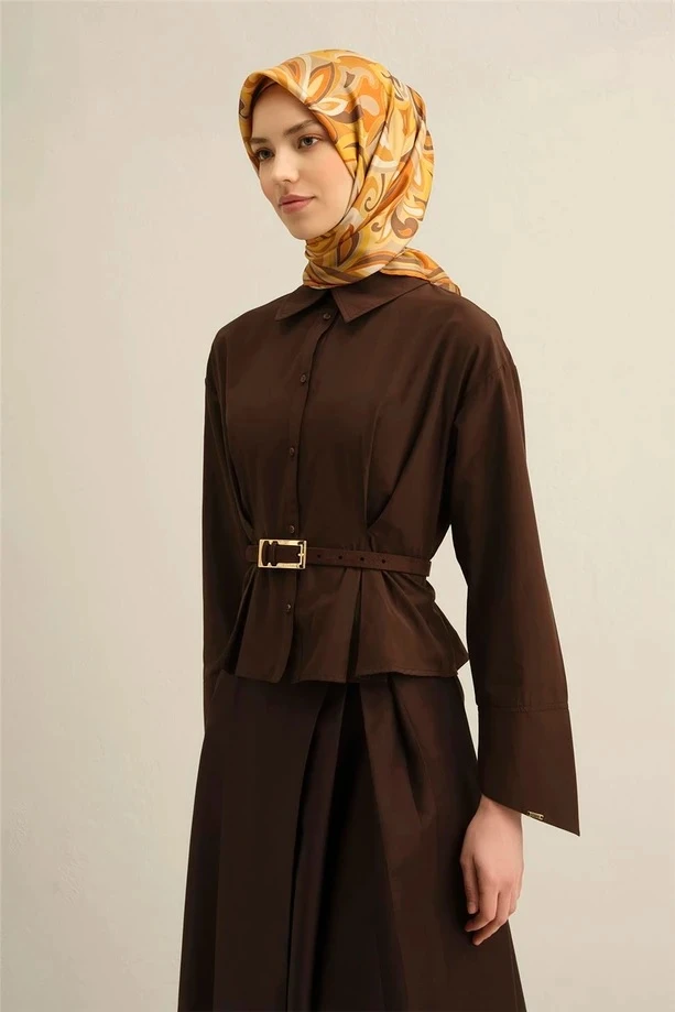 50 Armine Twill İpek Eşarp 9323D