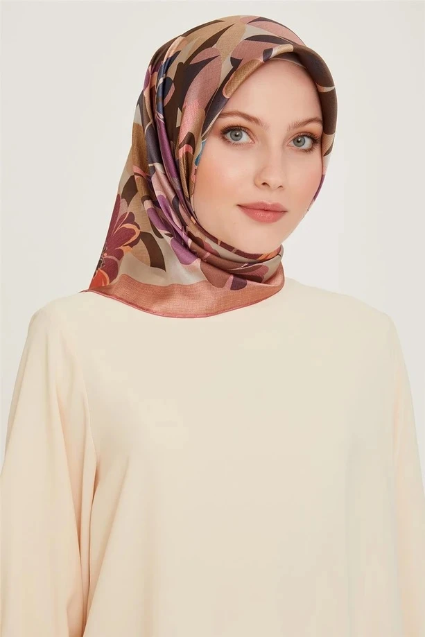 82 Armine Twill İpek Eşarp 9238D