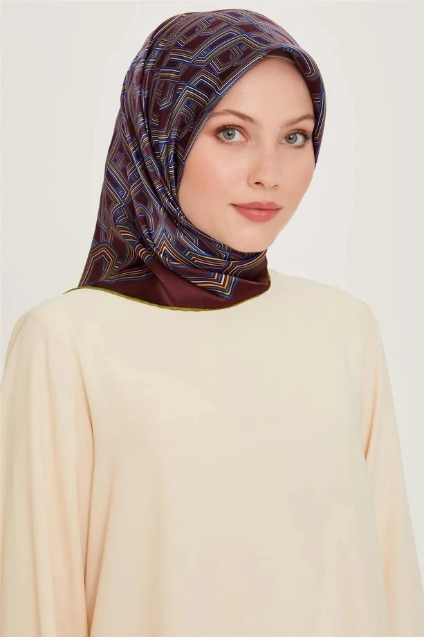84 Armine Twill İpek Eşarp 9213D