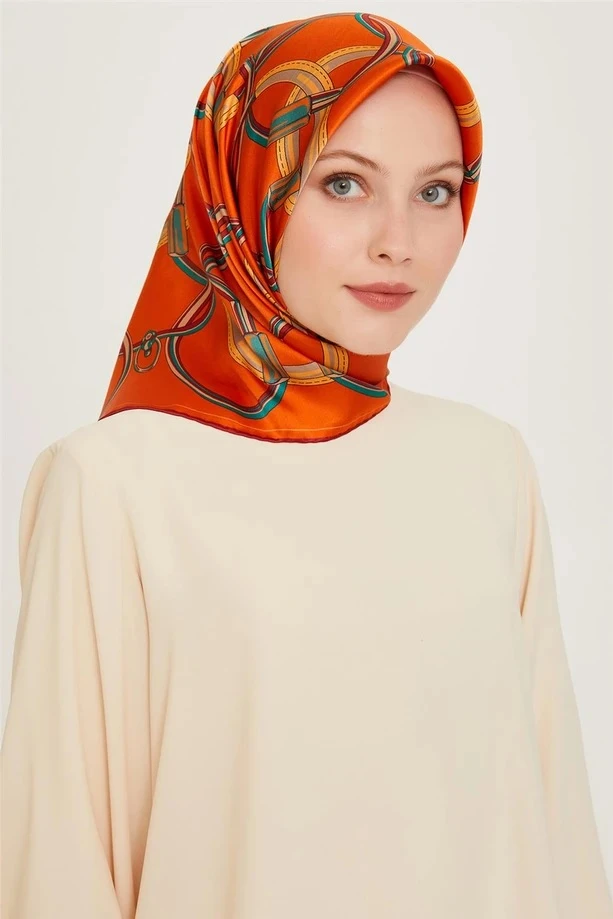 89 Armine Twill İpek Eşarp 9203D